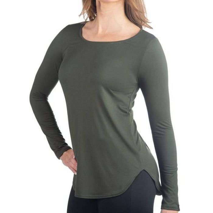 WOMENS_SOFTTECH_LONG_SLEEVE_TUNIC_DARK_OLIVE_LARGE WOMENS_SOFTTECH_LONG_SLEEVE_TUNIC_DARK_OLIVE_LARGE
