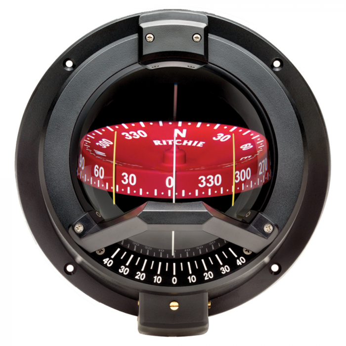 Ritchie_BN_202_Navigator_Compass___Bulkhead_Mount___Black Ritchie_BN_202_Navigator_Compass___Bulkhead_Mount___Black