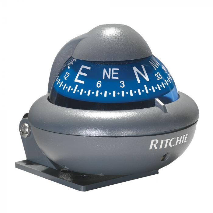 Ritchie_X_10_A_RitchieSport_Automotive_Compass___Bracket_Mount___Gray Ritchie_X_10_A_RitchieSport_Automotive_Compass___Bracket_Mount___Gray