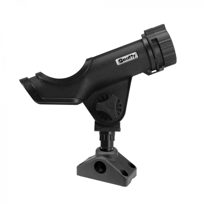 Scotty_Powerlock_Rod_Holder_Black_w_241_Side_Deck_Mount Scotty_Powerlock_Rod_Holder_Black_w_241_Side_Deck_Mount