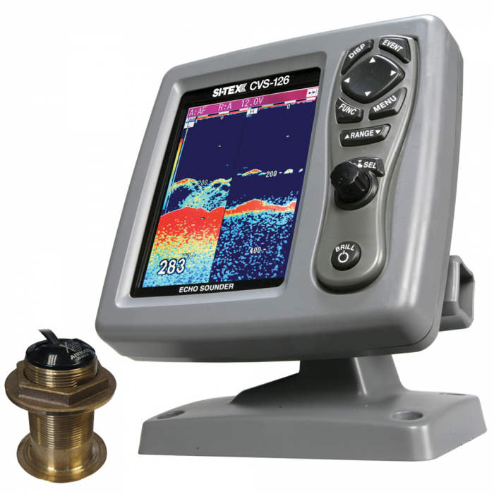 SI_TEX_CVS_126_Dual_Frequency_Color_Echo_Sounder_w_B60_20_deg__Transducer_B_60_20_CX SI_TEX_CVS_126_Dual_Frequency_Color_Echo_Sounder_w_B60_20_deg__Transducer_B_60_20_CX