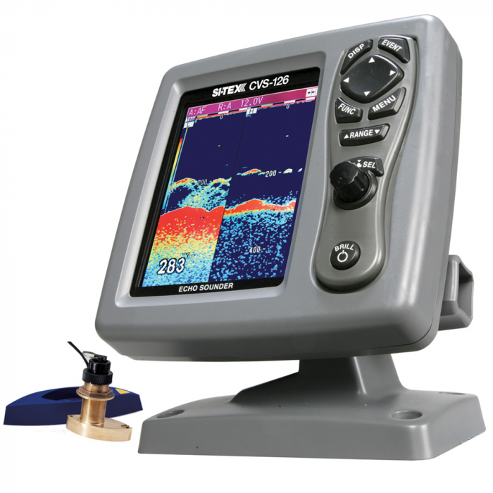 SI_TEX_CVS_126_Dual_Frequency_Color_Echo_Sounder_w_B744V_Thru_Hull_Transducer SI_TEX_CVS_126_Dual_Frequency_Color_Echo_Sounder_w_B744V_Thru_Hull_Transducer