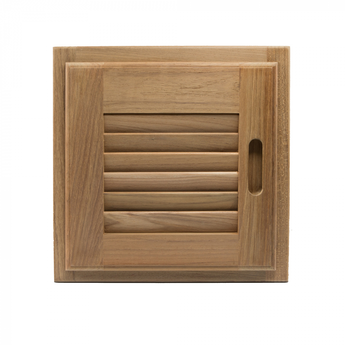 Whitecap_Teak_Louvered_Door___Frame___Right_Hand___12__x_12_ Whitecap_Teak_Louvered_Door___Frame___Right_Hand___12__x_12_
