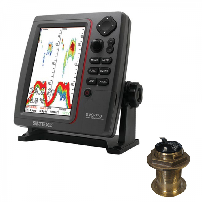 SI_TEX_SVS_760_Dual_Frequency_Sounder_600W_Kit_w_Bronze_20_Degree_Transducer SI_TEX_SVS_760_Dual_Frequency_Sounder_600W_Kit_w_Bronze_20_Degree_Transducer