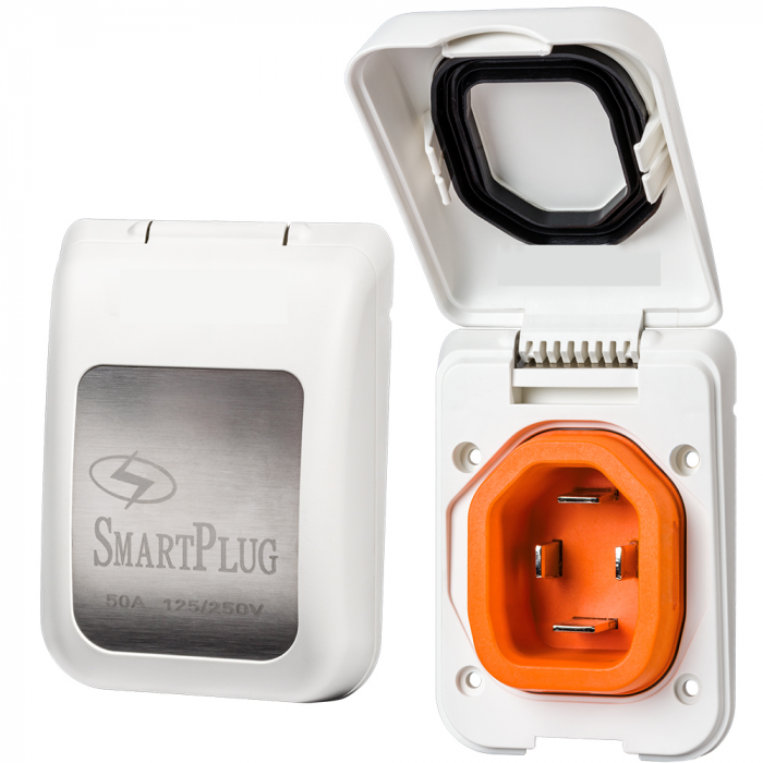 SmartPlug_50_Amp_Non_Metallic_White_Inlet___Boat__amp__RV_Side SmartPlug_50_Amp_Non_Metallic_White_Inlet___Boat__amp__RV_Side
