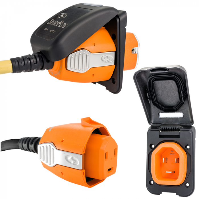 SmartPlug_30_Amp_Non_Metallic_Black_Inlet__amp__Plug_Combo___Boat__amp__RV SmartPlug_30_Amp_Non_Metallic_Black_Inlet__amp__Plug_Combo___Boat__amp__RV