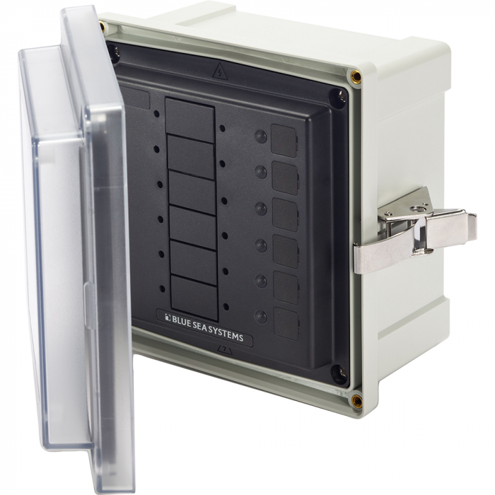Blue_Sea_3113_SMS_Surface_Mount_System_Panel_Enclosure___6_Circuit_Blank Blue_Sea_3113_SMS_Surface_Mount_System_Panel_Enclosure___6_Circuit_Blank