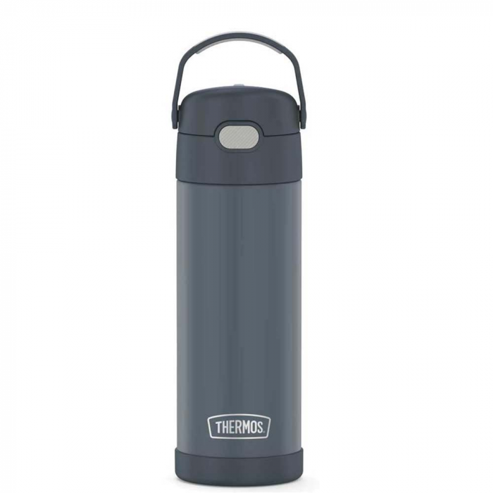 Thermos_FUNtainer_reg__Stainless_Steel_Insulated_Bottle_w_Spout___16oz___Stone_Slate Thermos_FUNtainer_reg__Stainless_Steel_Insulated_Bottle_w_Spout___16oz___Stone_Slate