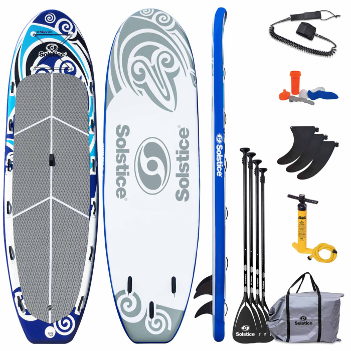 Solstice_Watersports_MAORI_GIANT_MULTI_PERSON_INFLATABLE_PADDLEBOARD_WITH_LEASH___4_PADDLES Solstice_Watersports_MAORI_GIANT_MULTI_PERSON_INFLATABLE_PADDLEBOARD_WITH_LEASH___4_PADDLES