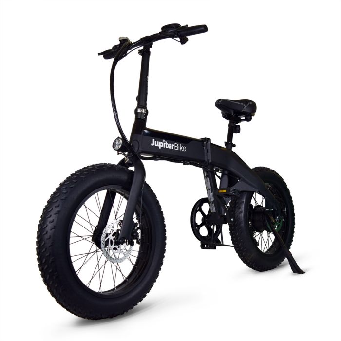 Jupiter Bike Defiant Fat Tire Electric Bike Black