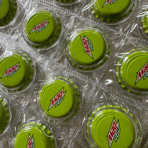 2023 Chad 6 Gram Mountain Dew Bottle Cap Proof Silver Coin