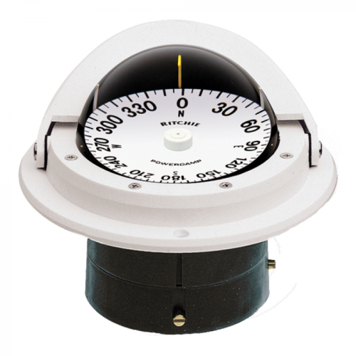 Ritchie_F_82W_Voyager_Compass___Flush_Mount___White Ritchie_F_82W_Voyager_Compass___Flush_Mount___White