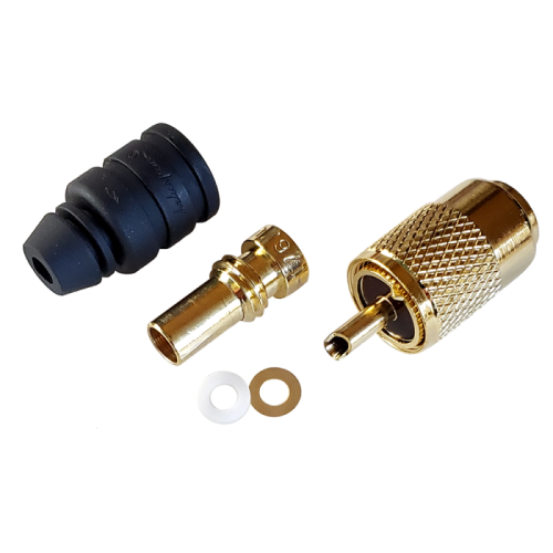 Shakespeare_PL_259_58_G_Gold_Solder_Type_Connector_w_UG175_Adapter___DooDad_reg__Cable_Strain_Relief_f_RG_58x Shakespeare_PL_259_58_G_Gold_Solder_Type_Connector_w_UG175_Adapter___DooDad_reg__Cable_Strain_Relief_f_RG_58x