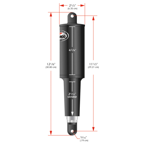 Lenco_101_Standard_Actuator___12V___2_1_4__Stroke Lenco_101_Standard_Actuator___12V___2_1_4__Stroke