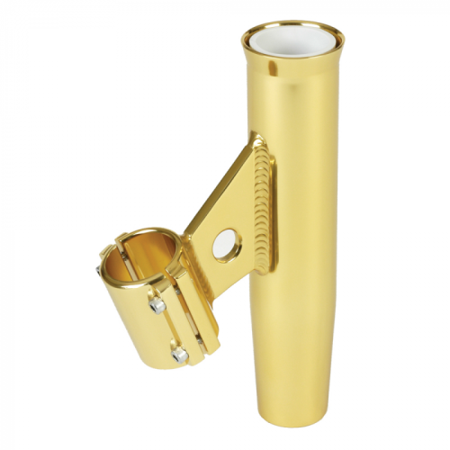 Lee_s_Clamp_On_Rod_Holder___Gold_Aluminum___Vertical_Mount___Fits_1_660__O_D__Pipe