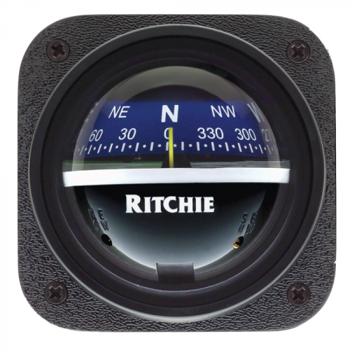Ritchie_V_537B_Explorer_Compass___Bulkhead_Mount___Blue_Dial Ritchie_V_537B_Explorer_Compass___Bulkhead_Mount___Blue_Dial