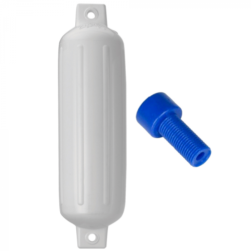 Polyform_G_4_Twin_Eye_Fender_6_5__x_22__White_w_Adapter