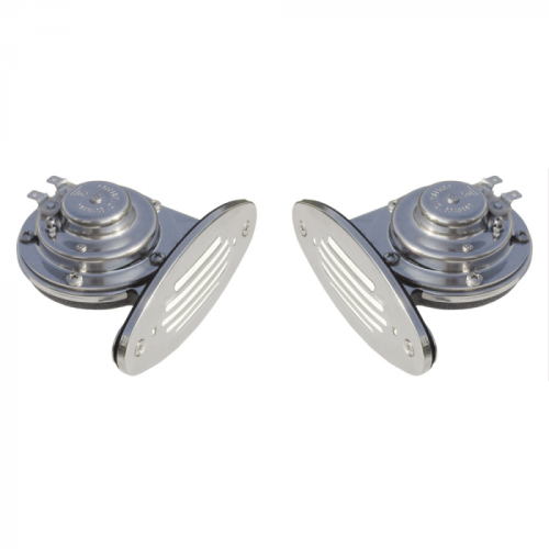 Schmitt__amp__Ongaro_Mini_SS_Dual_Drop_In_Horn_w_SS_Grills_High__amp__Low_Pitch Schmitt__amp__Ongaro_Mini_SS_Dual_Drop_In_Horn_w_SS_Grills_High__amp__Low_Pitch