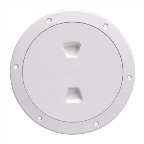 Beckson_6__Smooth_Center_Screw_Out_Deck_Plate___White Beckson_6__Smooth_Center_Screw_Out_Deck_Plate___White