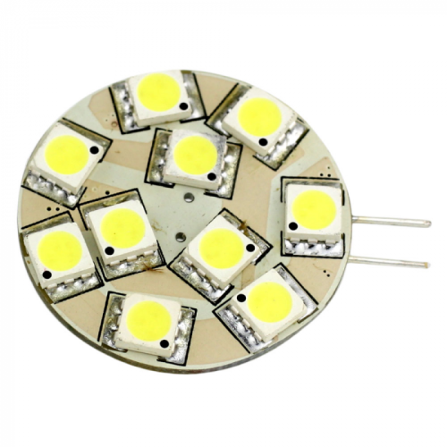 Lunasea_G4_12_LED_Side_Pin_Light_Bulb___12VAC_or_10_30VDC_2W_140_Lumens___Warm_White