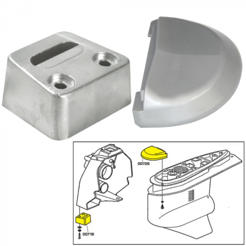 Tecnoseal_Anode_Kit_w_Hardware___Volvo_SX___Zinc