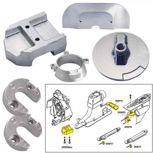 Tecnoseal_Anode_Kit_w_Hardware___Mercury_Alpha_1_Gen_2___Zinc Tecnoseal_Anode_Kit_w_Hardware___Mercury_Alpha_1_Gen_2___Zinc
