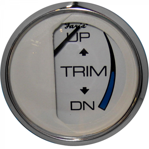 Faria_Chesapeake_White_SS_2__Trim_Gauge__J_E_Suzuki_Outboard_