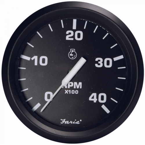 Faria_Euro_Black_4__Tachometer___4000_RPM__Diesel___Magnetic_Pick_Up_ Faria_Euro_Black_4__Tachometer___4000_RPM__Diesel___Magnetic_Pick_Up_