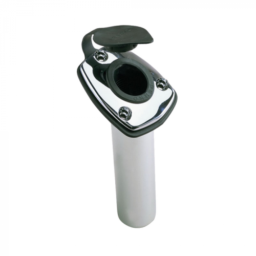 Perko_Fishing_Rod_Holder___65_deg__Angled_Flush_Mount___Chrome_Plated_Zinc