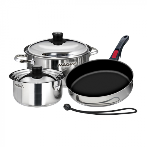 Magma_Nesting_7_Piece_Induction_Compatible_Cookware___Stainless_Steel_Exterior___Slate_Black_Ceramica_Non_Stick_Interior