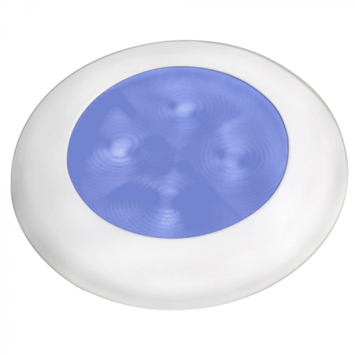 Hella_Marine_Slim_Line_LED__Enhanced_Brightness__Round_Courtesy_Lamp___Blue_LED___White_Plastic_Bezel___12V