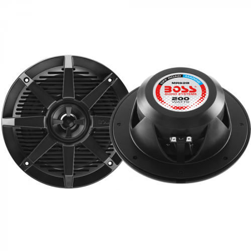 Boss_Audio_MR62B_6_5__2_Way_200W_Marine_Full_Range_Speaker___Black___Pair