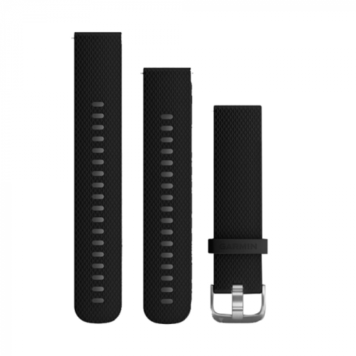 Garmin_Quick_Release_Band__20mm__w_Stainless_Steel_Hardware___Black_Silicone Garmin_Quick_Release_Band__20mm__w_Stainless_Steel_Hardware___Black_Silicone