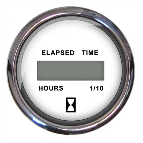 Faria_Chesapeake_White_SS_2__Digital_Hourmeter____10_000_Hours_ Faria_Chesapeake_White_SS_2__Digital_Hourmeter____10_000_Hours_