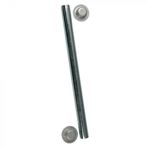 C_E__Smith_Package_Roller_Shaft_1_2__x_5_1_4__w_Cap_Nuts___Zinc
