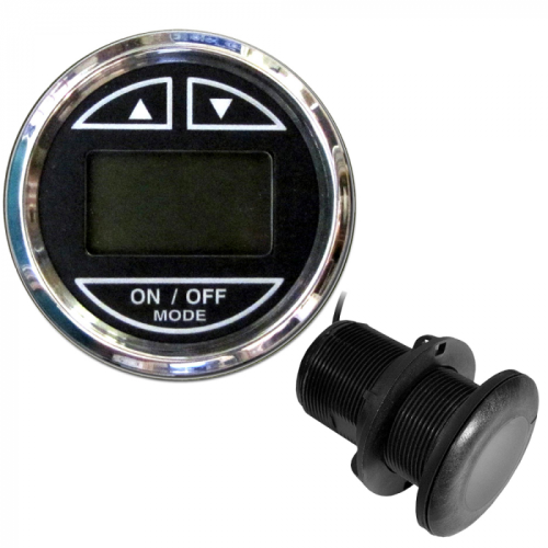 Faria_Chesapeake_Black_2__Depth_Sounder_w_Thru_Hull_Transducer