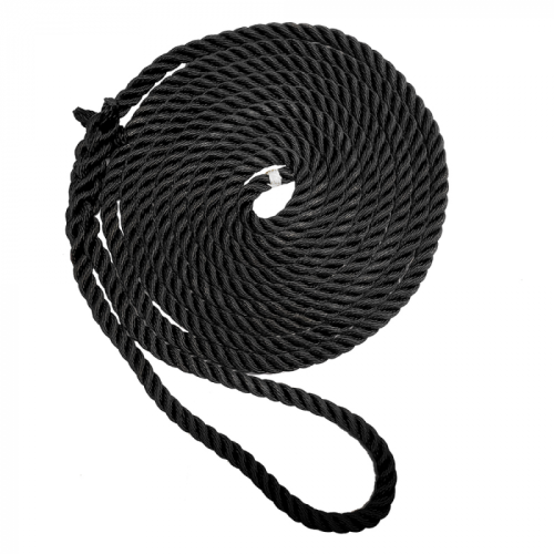 New_England_Ropes_3_4__X_25__39__Premium_Nylon_3_Strand_Dock_Line___Black