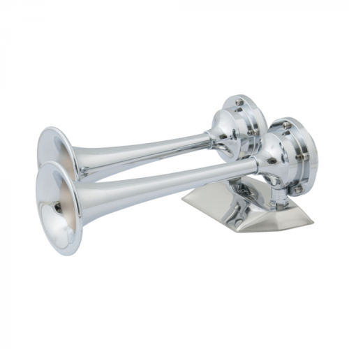 Marinco_12V_Chrome_Plated_Dual_Trumpet_Mini_Air_Horn