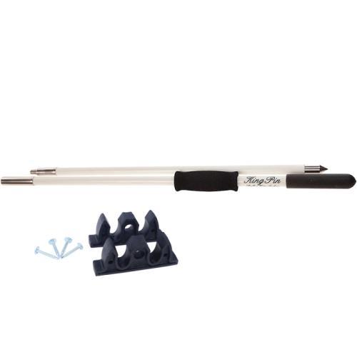 Panther_10__39__King_Pin_Anchor_Pole___2_Piece___White