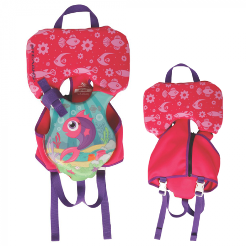 Puddle_Jumper_Infant_Hydroprene_trade__Life_Vest___Pink_Purple_Fish___Under_30lbs