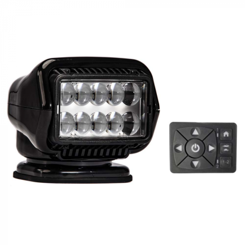Golight_Stryker_ST_Series_Permanent_Mount_Black_12V_LED_w_Hard_Wired_Dash_Mount_Remote