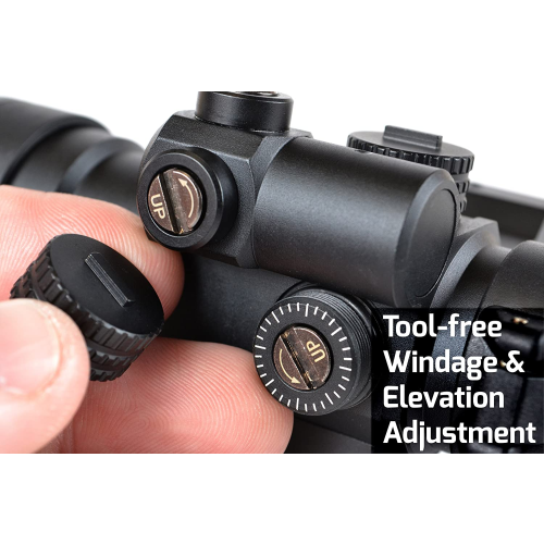 AT3 Tactical LEOS Red Dot Sight With Integrated Laser Sight