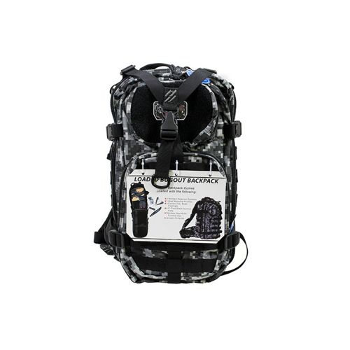 G.P.S. Tactical Bugout Loaded Backpack - Gray Digital