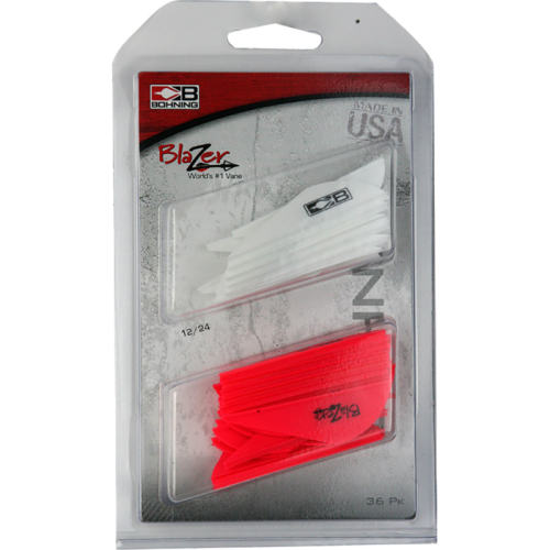 Bohning_Blazer_Vane_Combo_White_Hot_Pink_36_pk_ Bohning_Blazer_Vane_Combo_White_Hot_Pink_36_pk_