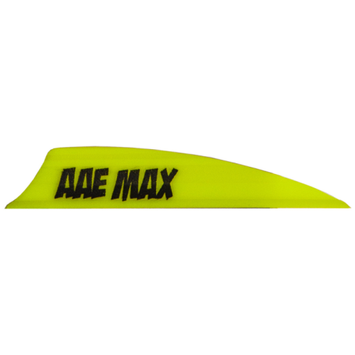 AAE_Plastifletch_Max_Vanes_Yellow_2_in__Shield_100_pk_