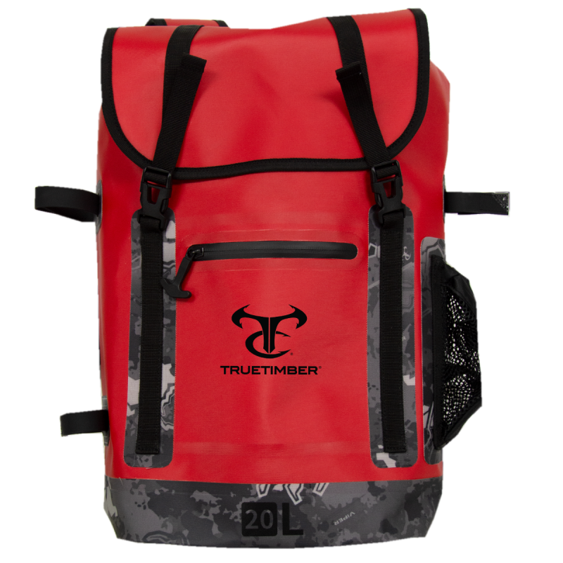 20L Dry Gear Backpack - Red Hot/Viper Urban