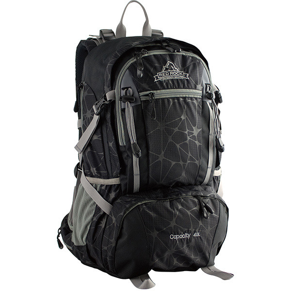 Red Rock Gear Bluff Technical Backpack 40L, Black