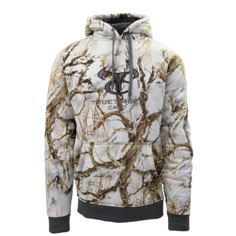 High Pile Fleece Hoodie with TrueTimber logo- MC2 Snow
