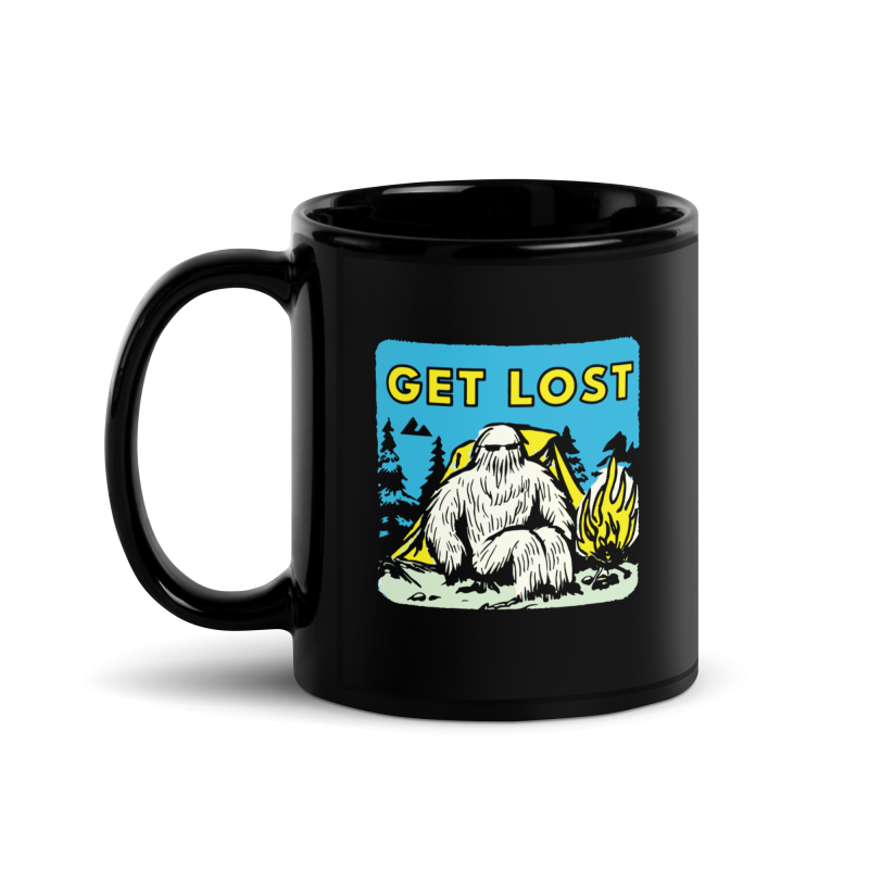 Get Lost Yeti Coffee Mug