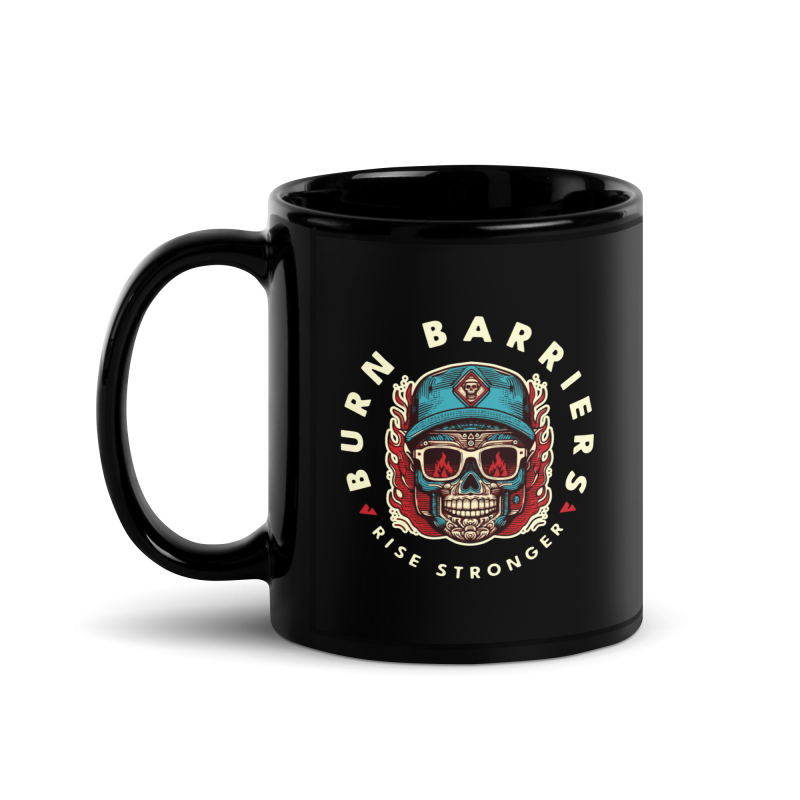 The Burn Barriers, Rise Stronger Coffee Mug Inspired By Omar "Crispy" Avila 